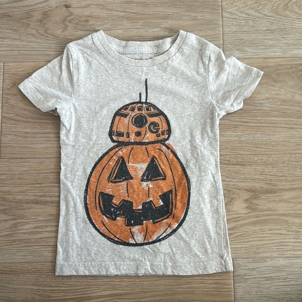 Boys Star Wars BB8 pumpkin 🎃 shirt